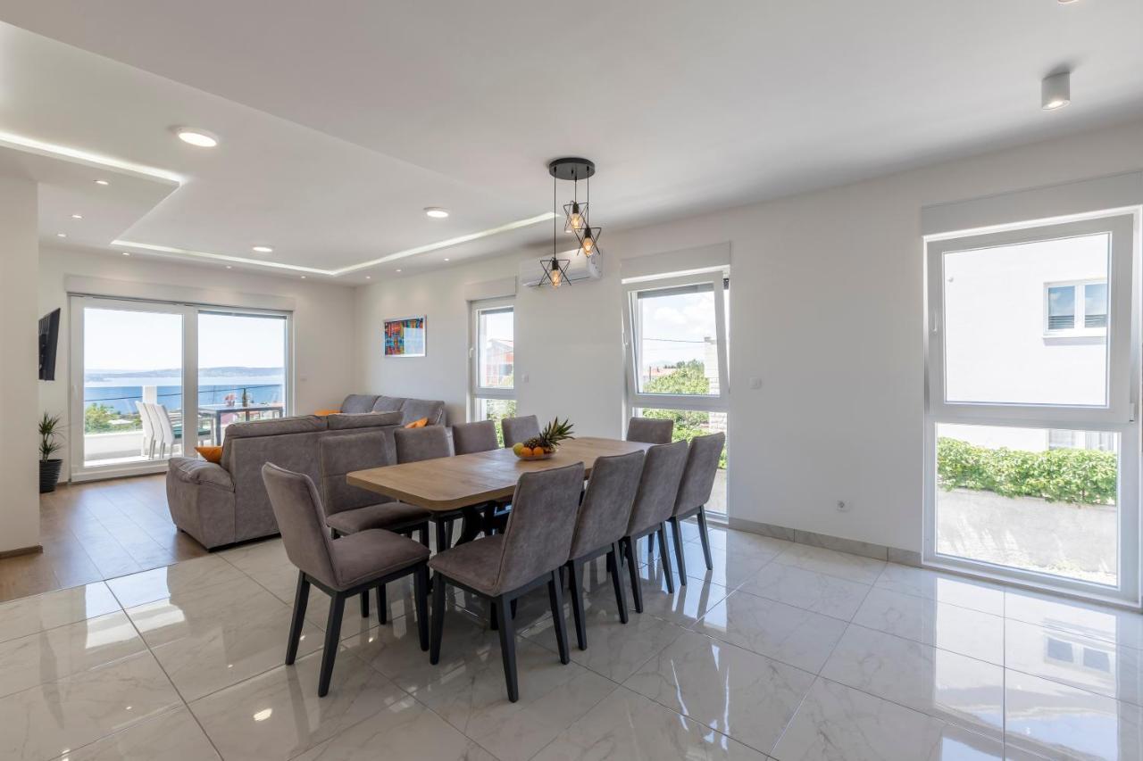 Luxury Villa La Nonna Ana - Heated Pool, Sea View, Near Split คาชเตลา ภายนอก รูปภาพ