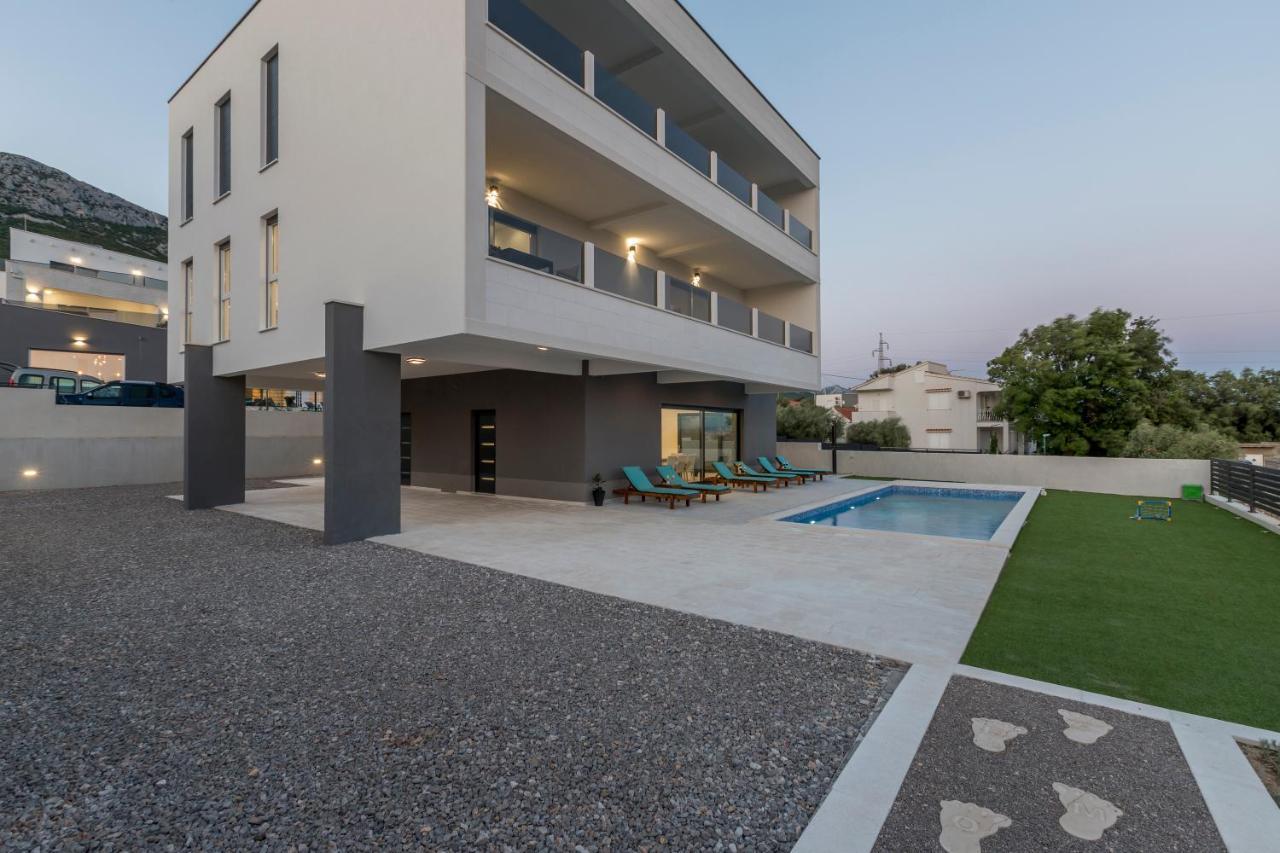 Luxury Villa La Nonna Ana - Heated Pool, Sea View, Near Split คาชเตลา ภายนอก รูปภาพ