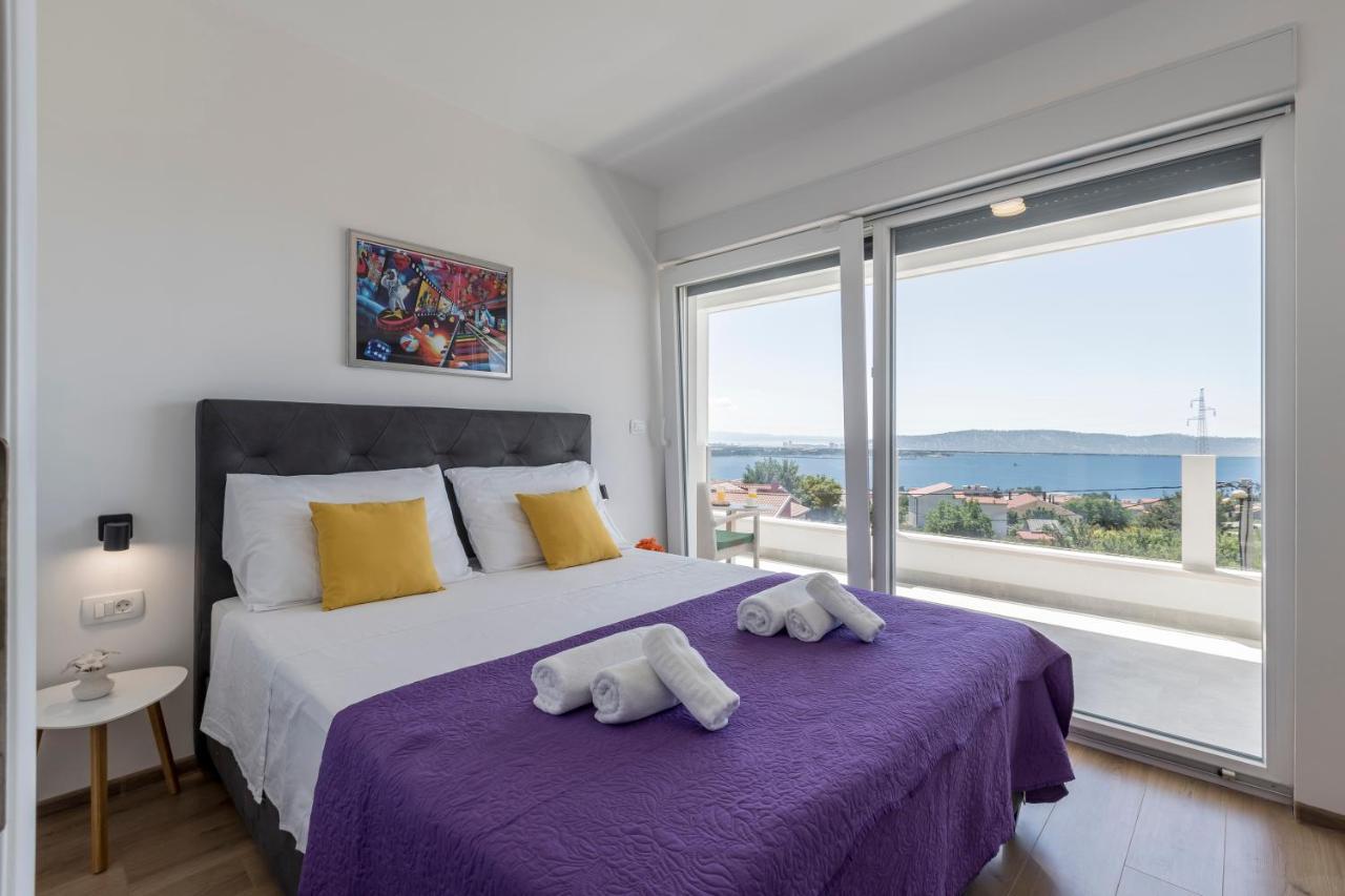 Luxury Villa La Nonna Ana - Heated Pool, Sea View, Near Split คาชเตลา ภายนอก รูปภาพ
