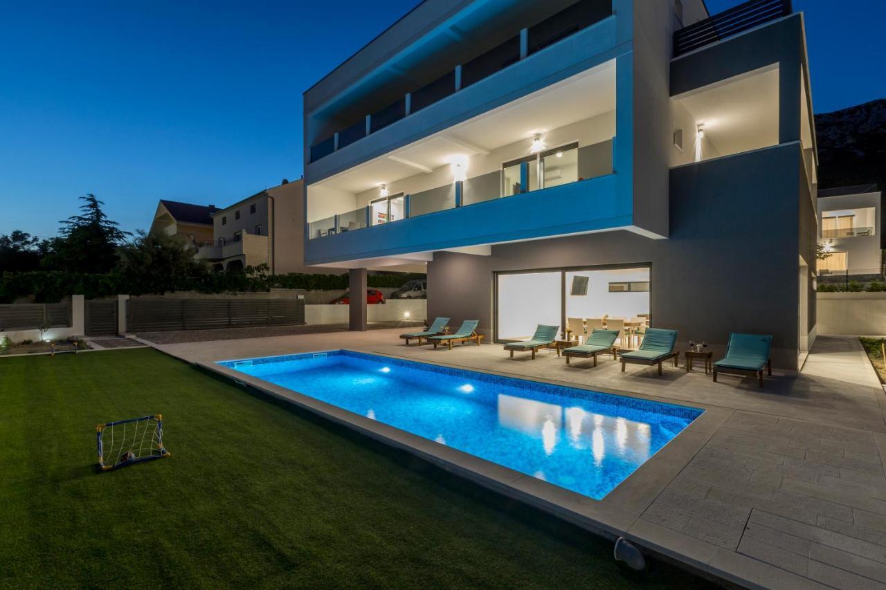 Luxury Villa La Nonna Ana - Heated Pool, Sea View, Near Split คาชเตลา ภายนอก รูปภาพ